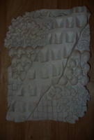 plaster over wire